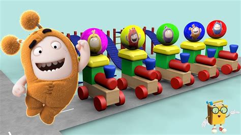 Oddbods Are Transported By Train 3d Animation Oddbods Fuse Pogo
