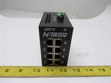N Tron 308tx 8 Port 10 30 Vdc Ethernet Switch Bullseye Industrial Sales