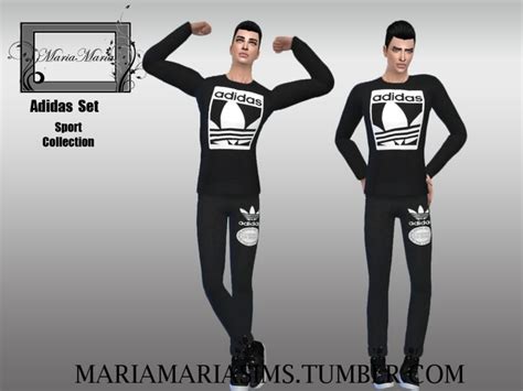 Mariamariasims Mariamaria Adidas Set Adidas Set Sims 4 Clothing