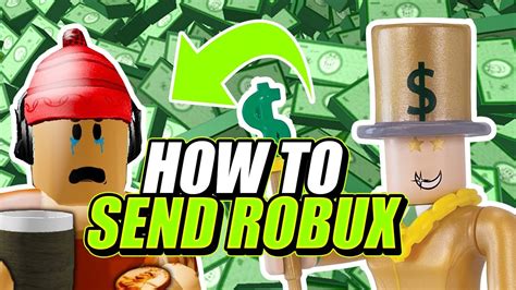 How To Send Robux To Your Friends Youtube