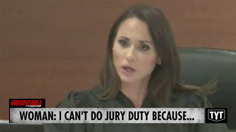 Woman I Cant Do Jury Duty Because Of My Sugar Daddy Woman Woman This Woman Says She Cant
