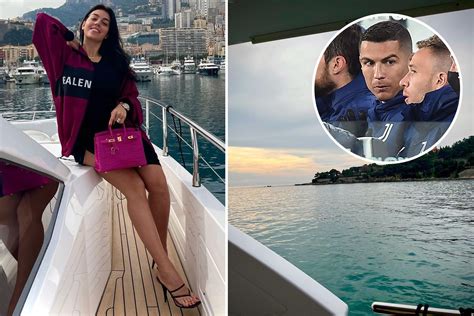 Georgina Rodriguez Shares Incredible View From Yacht In Monaco As