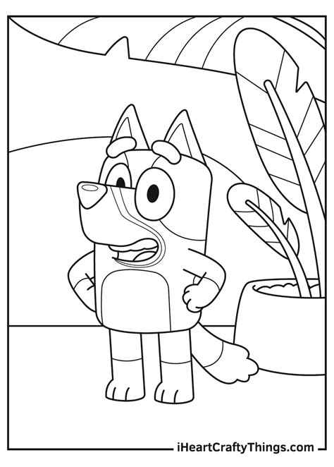 Bluey Coloring Pages Free Printable Printable Word Searches