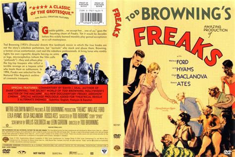 Freaks 1932 R1 Movie Dvd Cd Label Dvd Cover Front Cover