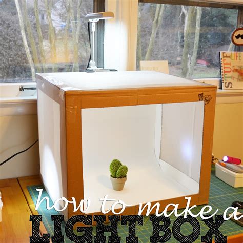 How To Make A Light Box Photo Light Box Diy Photography Light Box