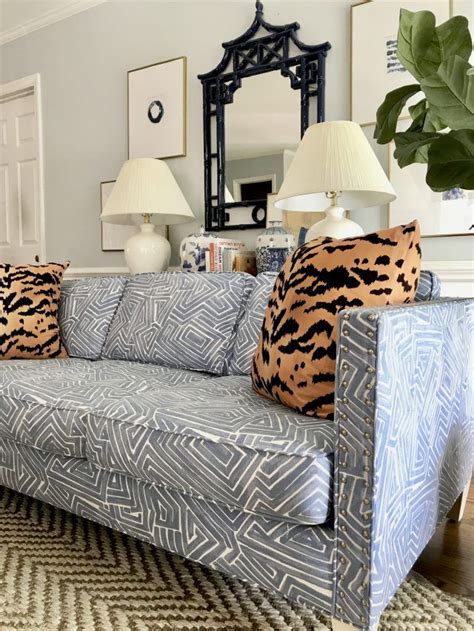 I Bought a Patterned Sofa. . . - Emily A. Clark | Printed sofa, Cheap