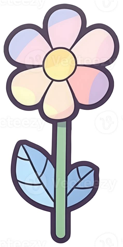 Free Flower Sticker Transparent Illustration 23409952 Png With