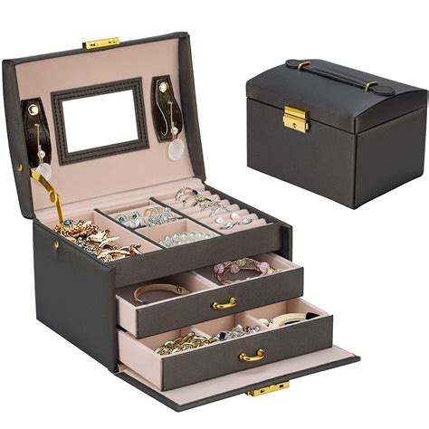 Jewelry Boxes Jewelry Boxes And Organizers 3 Layers Jewelry Box Organizer Ring Necklace Earring