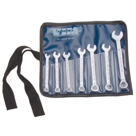Combination Metric Wrench Set 4mm To 9mm 7 Pc