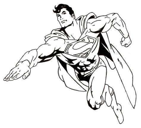 Detail Gambar Kartun Superman Mewarnai Koleksi Nomer 14