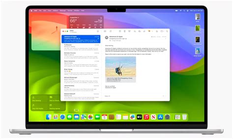 Apple Wwdc 2023 Macos Sonoma Porta I Widget Sul Desktop
