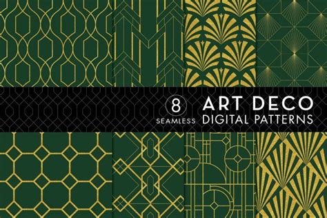 Pin By Misha Design On Graphics Art Deco Patterns Gold
