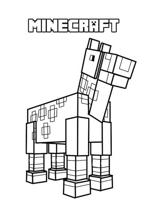minecraftkleurplaat1 TopKleurplaat.nl in 2020 Minecraft coloring