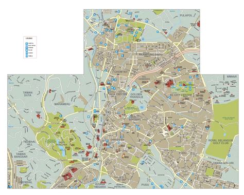 Kuala lumpur from mapcarta, the open map. Kuala Lumpur vector map. EPS Illustrator Vector Maps of ...