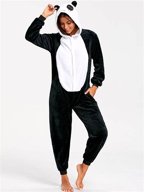 35 Off Adult Cute Panda Animal Onesie Pajamas Rosegal
