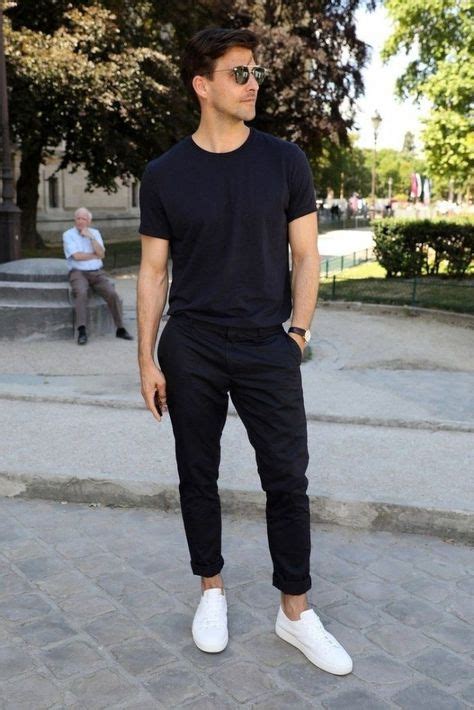 45 Mens Black Chino Outfits Ideas In 2021 Black Chinos Mens Outfits