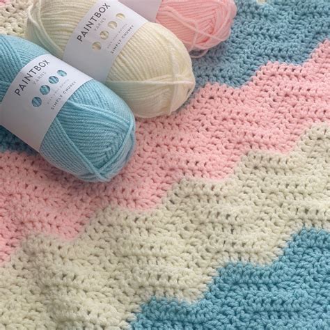 Free Chevron Crochet Blanket Pattern For Beginners