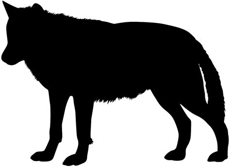 Wolf Silhouette Free Vector Silhouettes