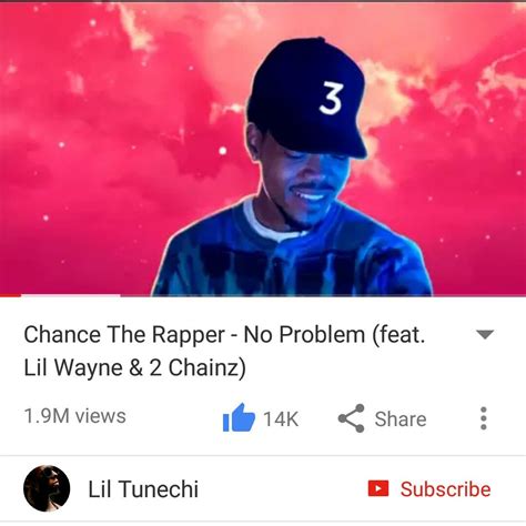 No Problem Chance the Rapper | Chance the rapper, Cool words, Rapper