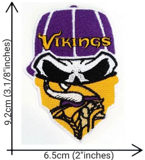 Minnesota Vikings Nfl Football Sport Patch Logo Embroidery Ironsew On