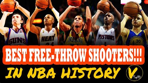 10 Best Free Throw Shooters In Nba History Youtube