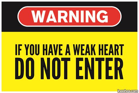Warning Do Not Enter Funny Poster 12 X 18 Inch Inephos Funny