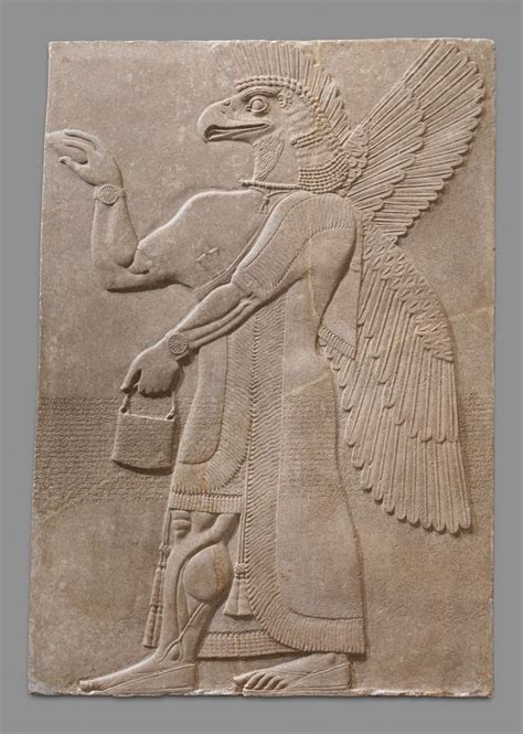 Relief Panel Assyrian Mesopotamia Nimrud 883 859 Bc Gypsum