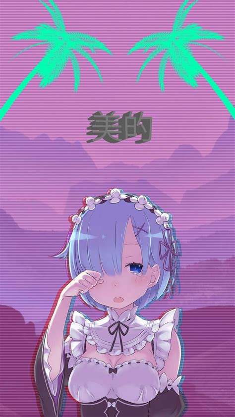 Customize and personalise your desktop, mobile phone and tablet with these free wallpapers! Pin by Shelia Fallon on Anime in 2019 | Aesthetic wallpapers, Vaporwave wallpaper, Anime