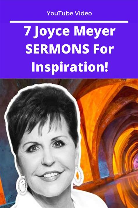 7 Joyce Meyer Sermons For Inspiration In 2020 Joyce Meyer Sermons