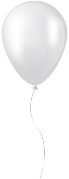 White Balloon Transparent Clip Art | Gallery Yopriceville ...