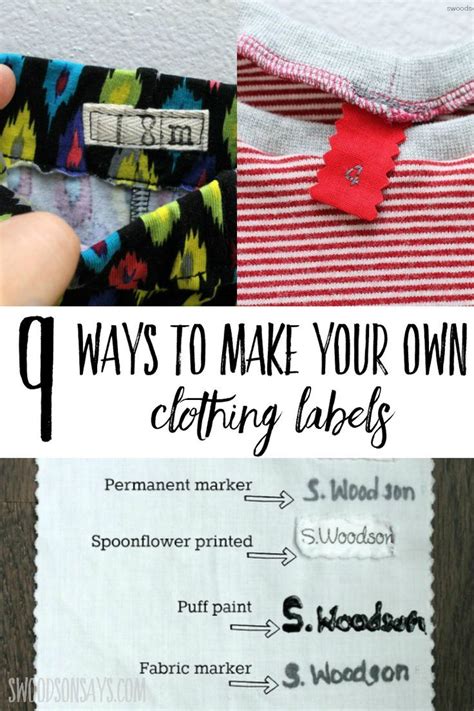32 Making Your Own Clothing Label Label Design Ideas 2020