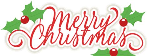 Merry Christmas Word Art Red Berries Png Png Play