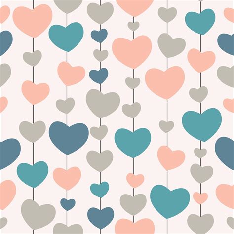 Heart Love Seamless Pattern Background 2449852 Vector Art At Vecteezy
