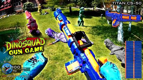 NERF GUN GAME DINOSQUAD EDITION Jurassic Nerf First Person Shooter