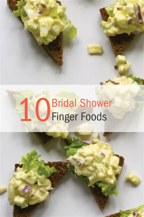 Bridal Shower Finger Food Joy Of Kosher