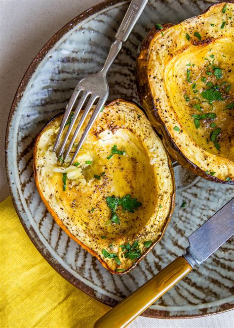 How To Cook Acorn Squash In The Oven The Easiest Simplest Method Kitchn