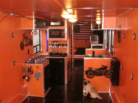 Home Built Toy Hauler Made From A 28 Ft Enclosed Trailer 6x12 Enclosed