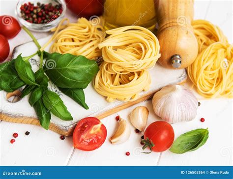 Italian Food Ingredients Stock Photo Image Of Cuisine 126505364