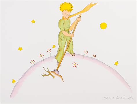 Saint Exupéry The Little Prince On His Planet