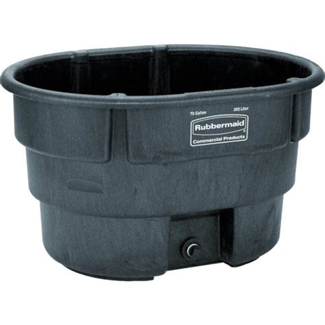 Rubbermaid Commercial Structural Foam Stock Tank 50 Gallon Capacity