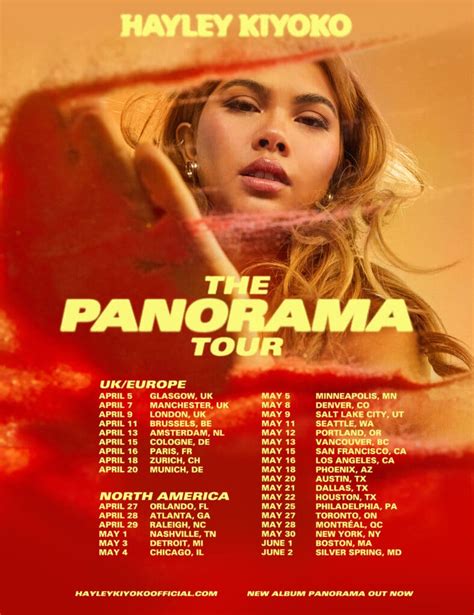 Hayley Kiyoko Announces The Panorama Tour