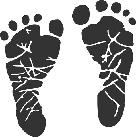 Download Baby Footprint Feet Royalty Free Vector Graphic Pixabay