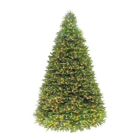 Puleo International 12 Ft Pre Lit Grand Fir Artificial Christmas Tree