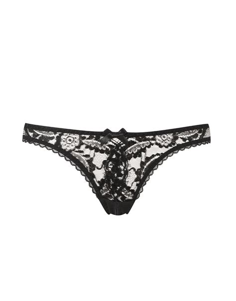 kendall full brief in black by agent provocateur all lingerie