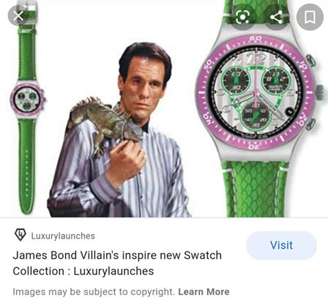 Swatch James Bond Villain S Collection Men S Fashion Watches Accessories Watches On Carousell