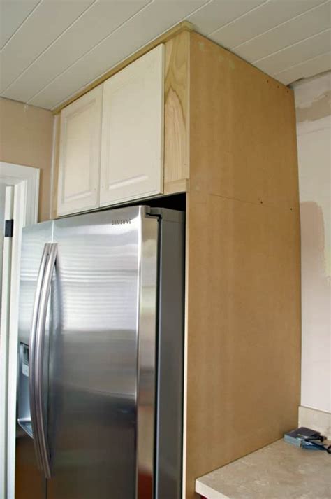 This video is part of the ongoing boc hom. DIY Refrigerator Cabinet
