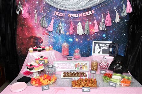 Girly Star Wars Party Ideas Princess And Chewbacca Third Birthday Mash Up