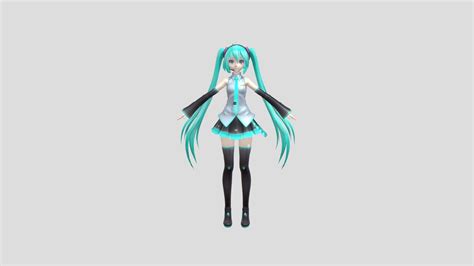 Tda Miku With Bones Download Free 3d Model By Zhairezt B8c3d6c Sketchfab