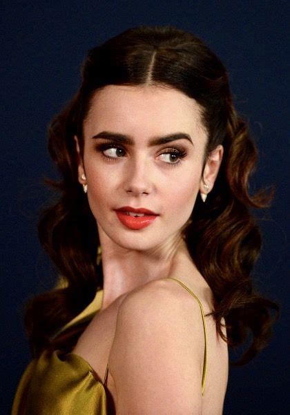 Lily Collins Retro Hairstyle How To Lily Collins Retro Hairstyles