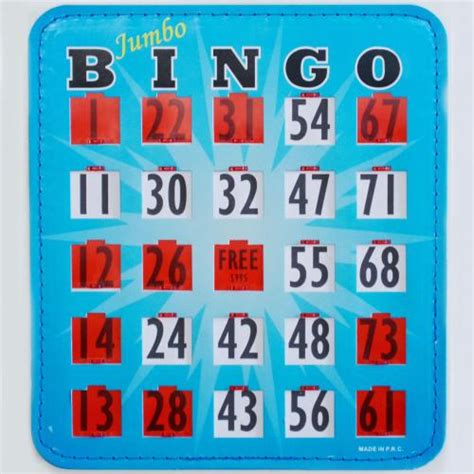 Bingo Shutterslide Cards
